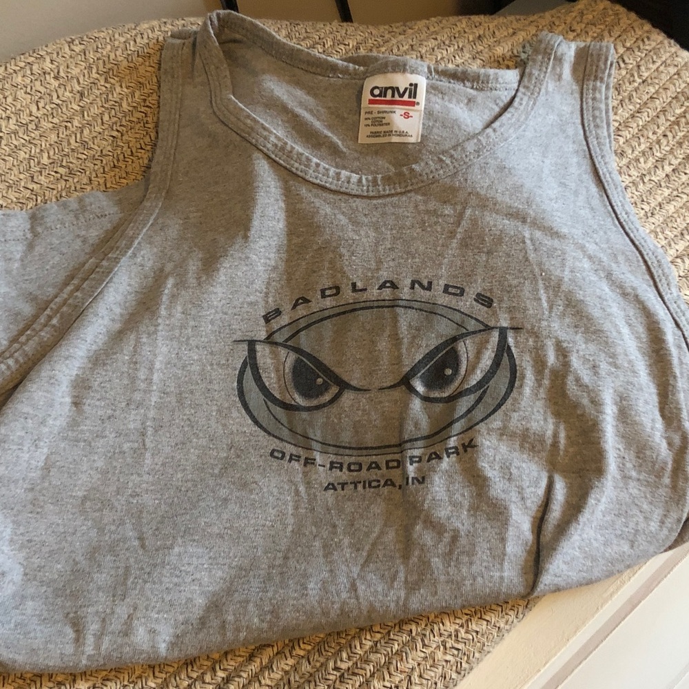 Anvil Gray Badlands Off-Road Park Tank Top